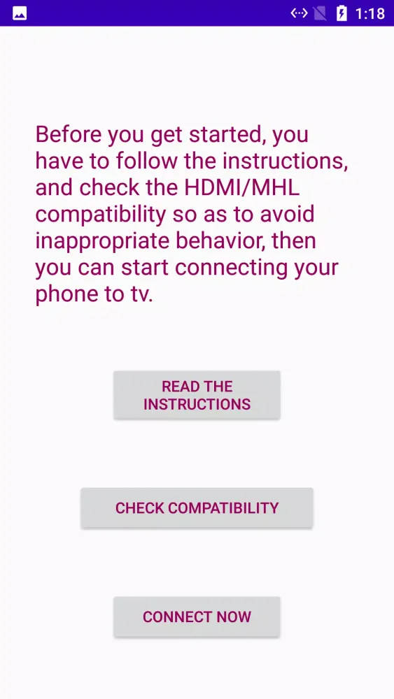 HDMI USB Connect HDMI Phone TV Screenshots