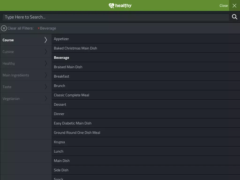 Tangkapan layar Healthy recipes with videos iPad 