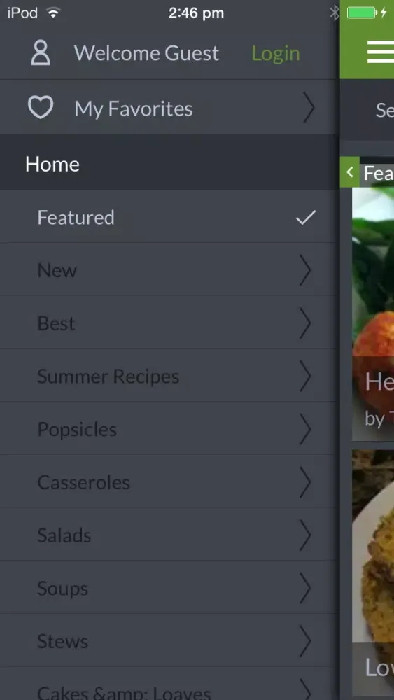 Tangkapan layar Healthy recipes with videos