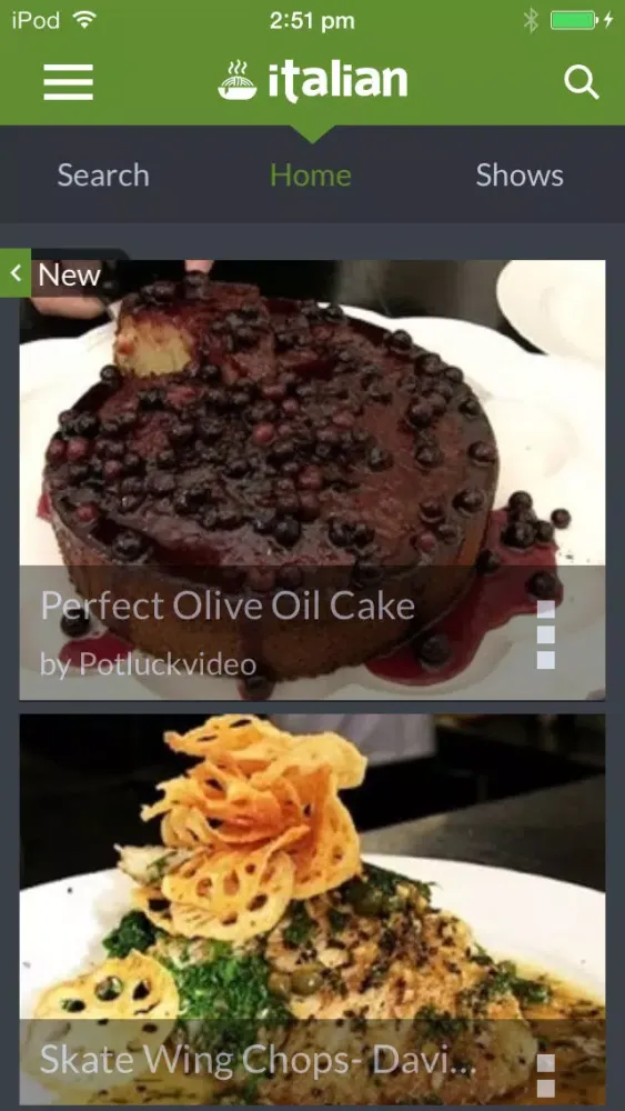 Italian recipes by ifood.tv應用截圖