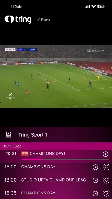 Tring TV Ekran Görüntüleri