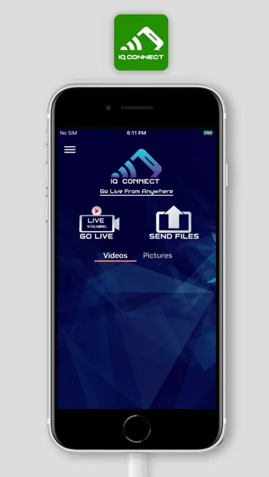 Tangkapan skrin IQ Connect PRO