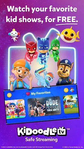 Capturas de tela do Kidoodle.TV: Movies, TV, Fun!