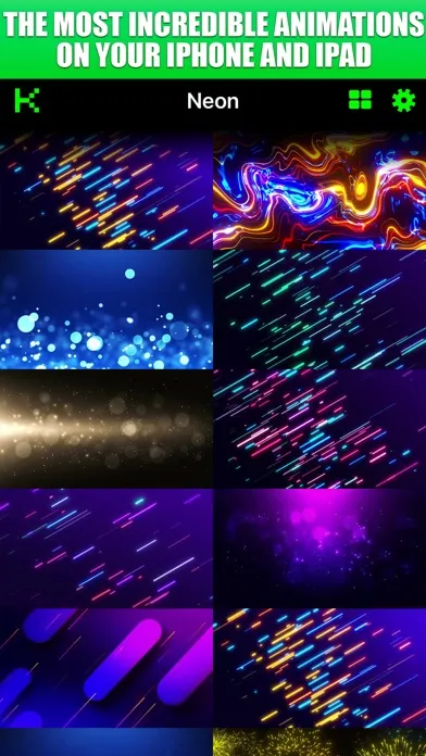 Ảnh chụp màn hình của Background Lights & Neon