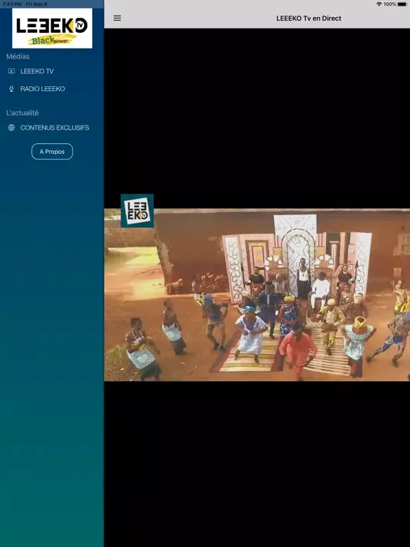 Zrzuty ekranu LEEEKO RADIO & TV iPad 