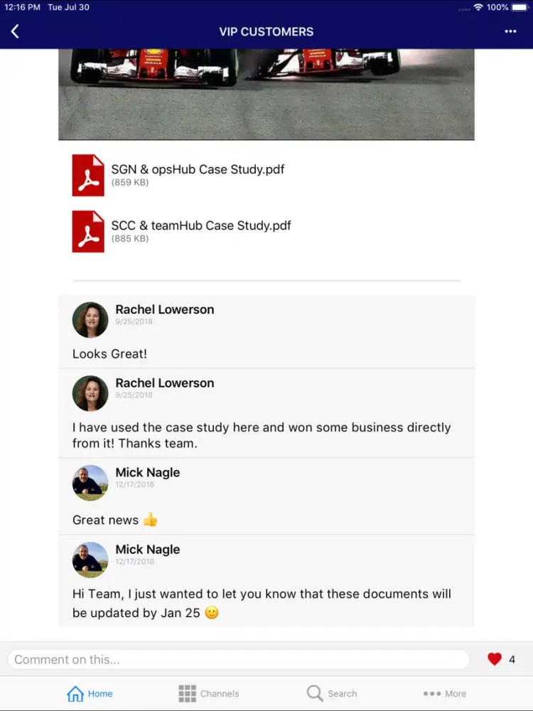 mHub Connect iPad  Ekran Görüntüleri