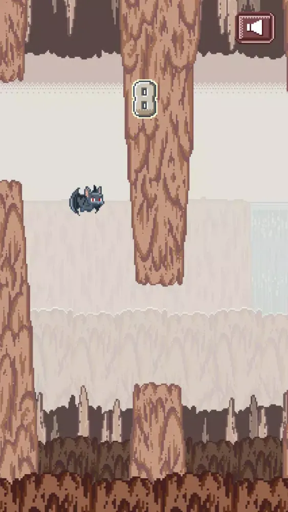 ภาพหน้าจอของ Flippy Flap Bat