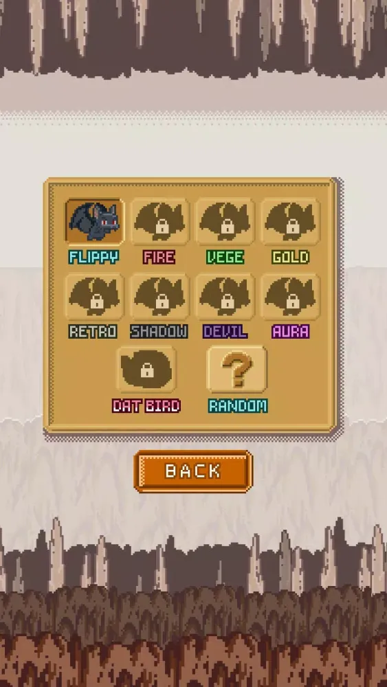 ภาพหน้าจอของ Flippy Flap Bat