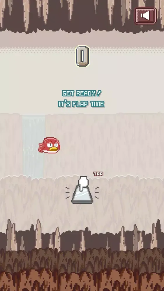 ภาพหน้าจอของ Flippy Flap Bat
