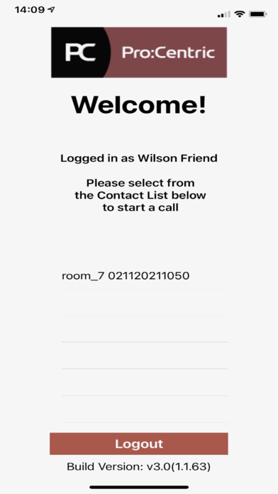 Capturas de tela do Pro:Centric Connect Video Chat