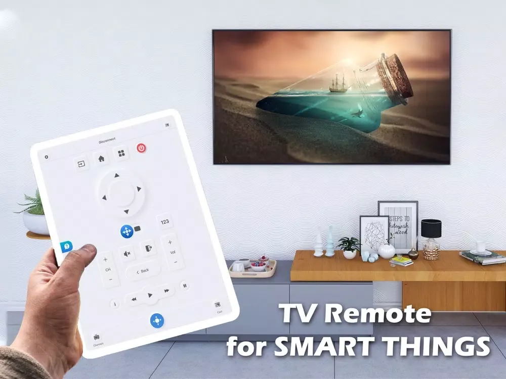Tangkapan skrin TV Remote for Smart things iPad 