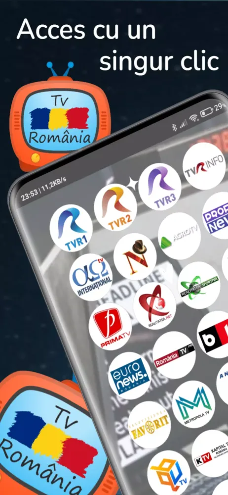 Tangkapan skrin TV România DVB - IPTV