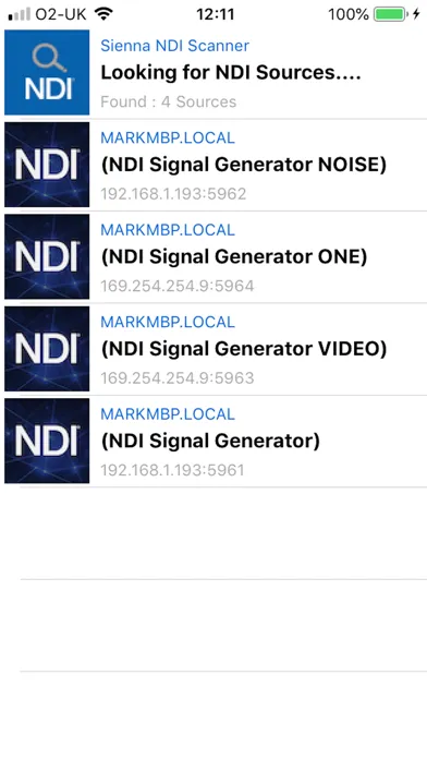 NDI Scanner应用截图