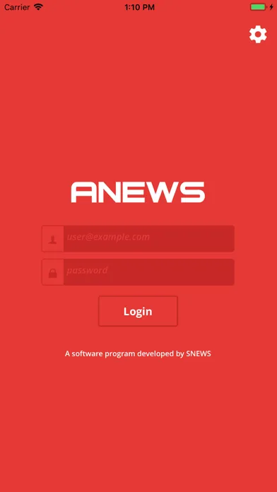 Capturas de tela do ANEWS Mobile