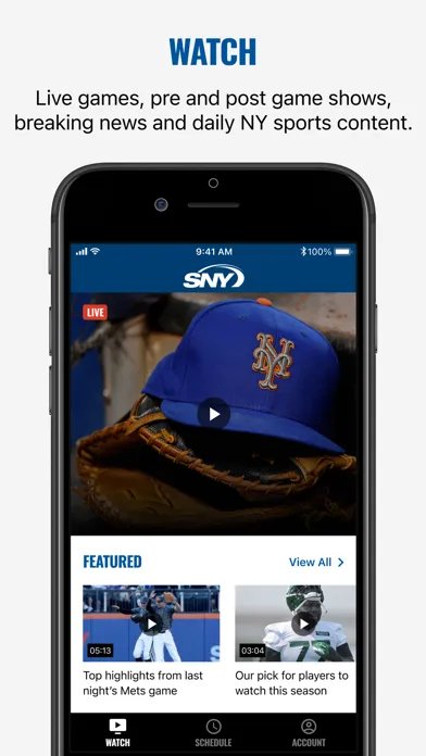 SNY: Stream Live NY Sports Screenshots