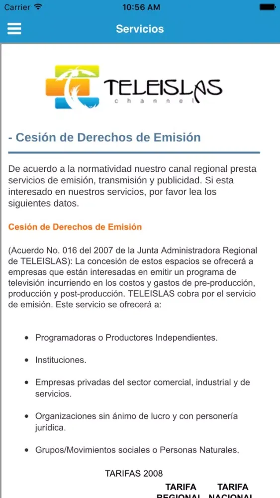 TeleIslas App Oficial Screenshots