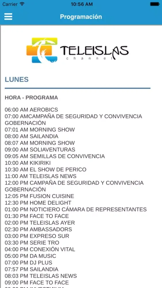 TeleIslas App Oficial Screenshots