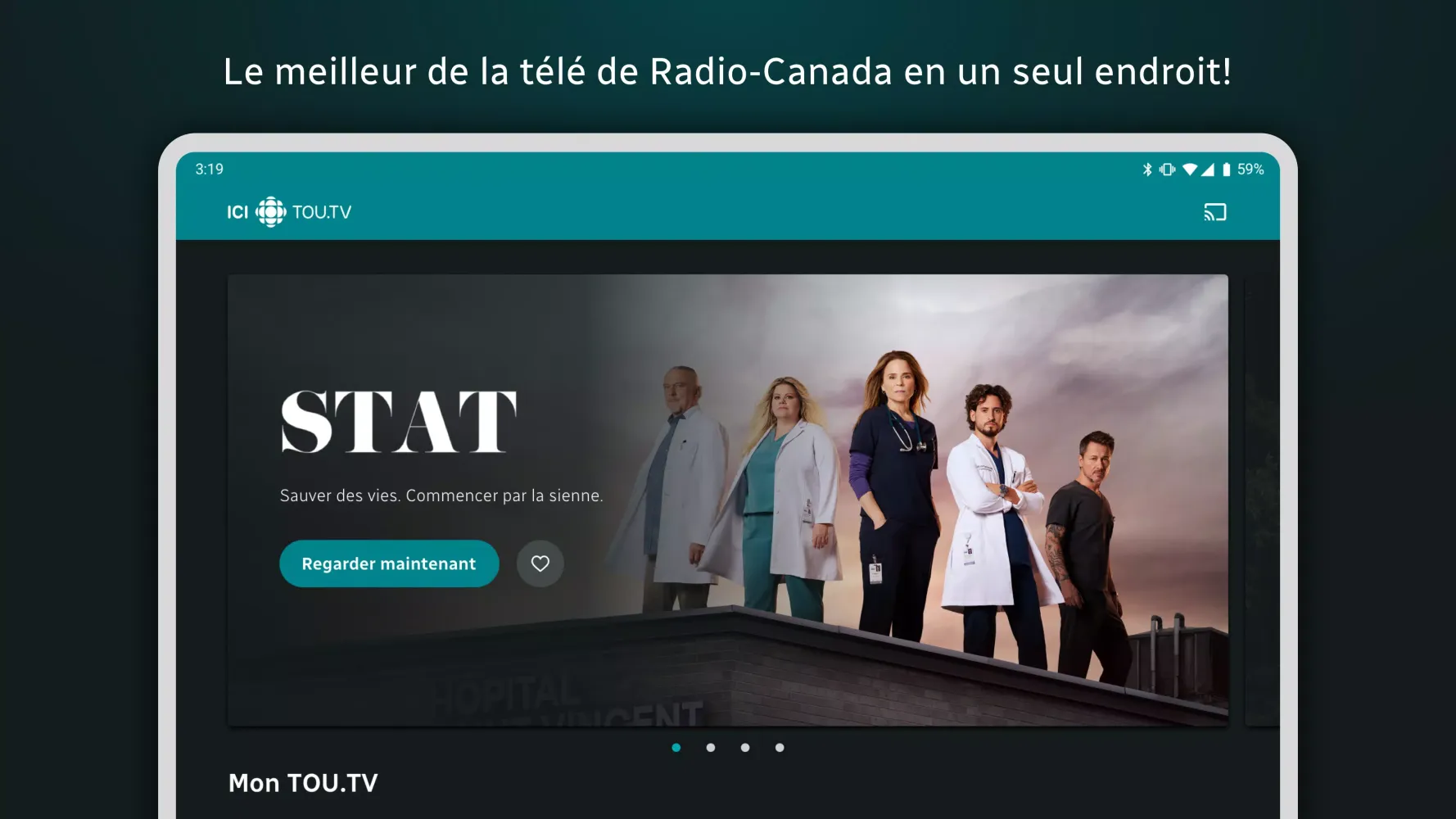 ICI TOU.TV Screenshots