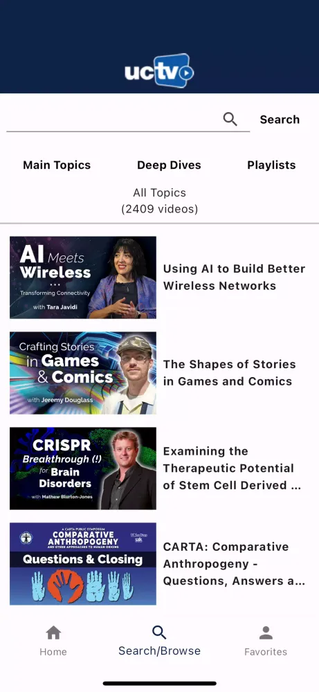 صور UCTV Videos and Podcasts