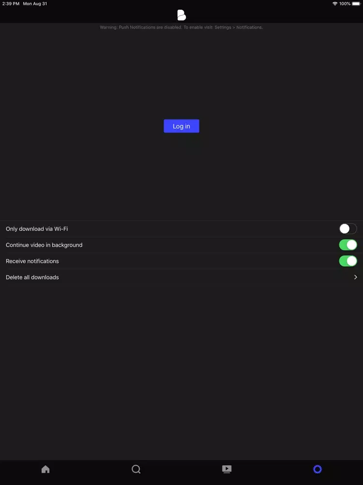 Tangkapan layar BODYGYM — Home Fitness iPad 