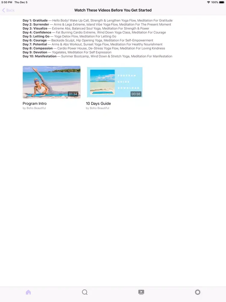 Capturas de pantalla de 10 Days By Boho Beautiful iPad 