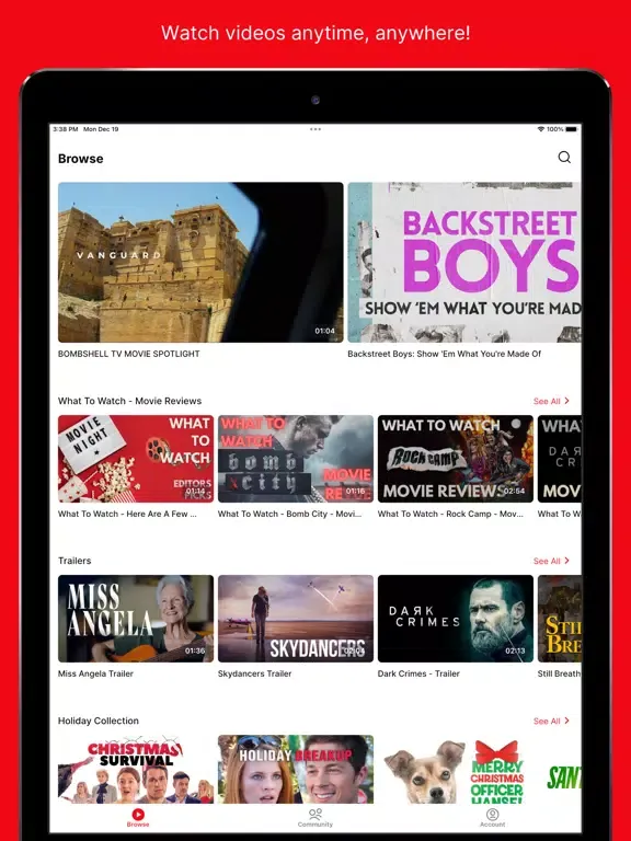 Zrzuty ekranu Bombshell TV Movie Streaming iPad 