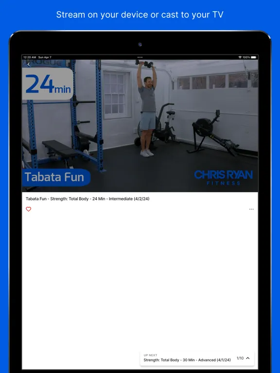 Chris Ryan Fitness: Home & Gym iPad  سکرین شاٹس