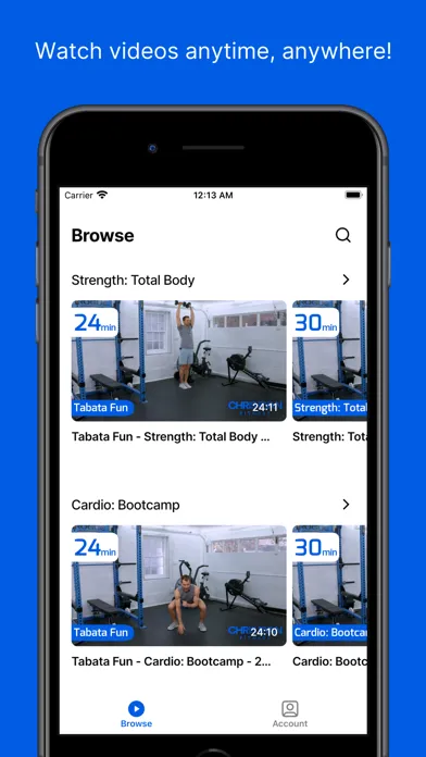 Chris Ryan Fitness: Home & Gym سکرین شاٹس