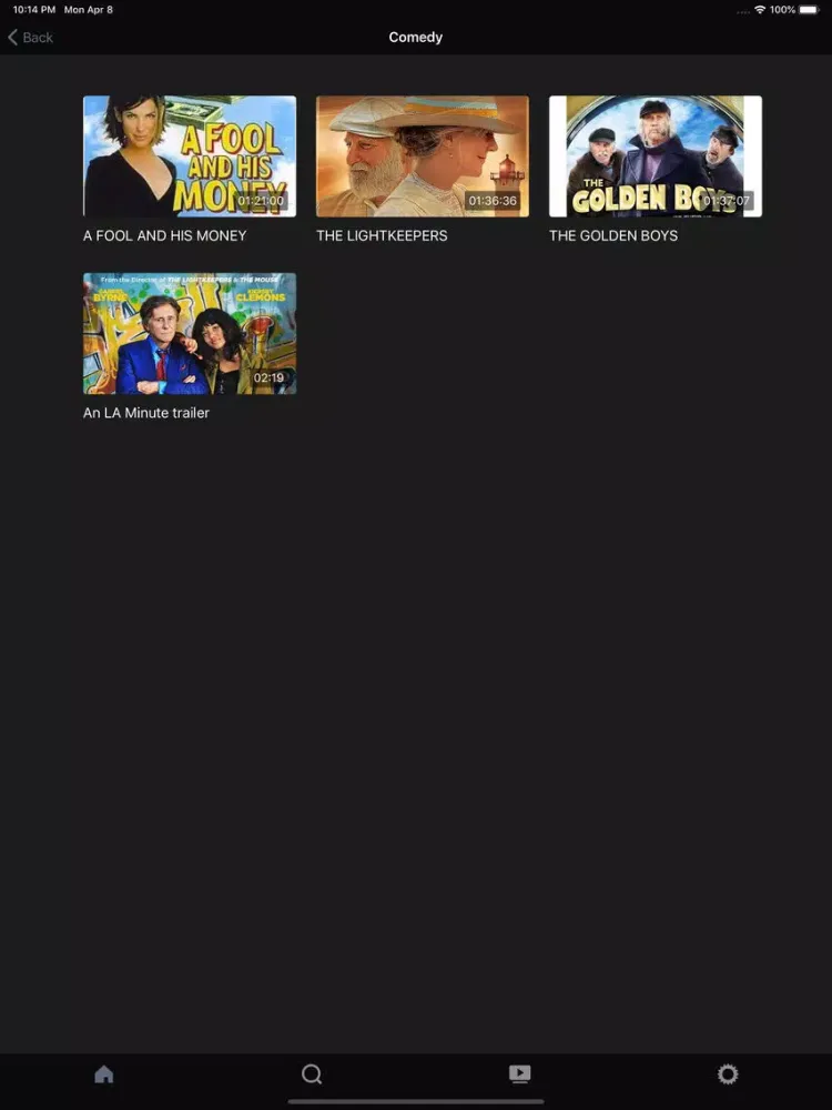 Existential Crisis Films iPad 應用截圖