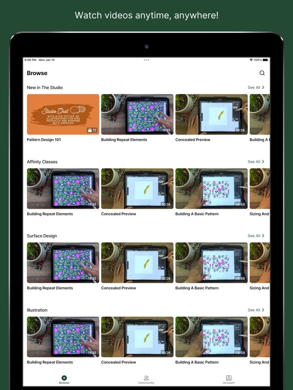 The Studio by Liz Kohler Brown iPad  Screenshots