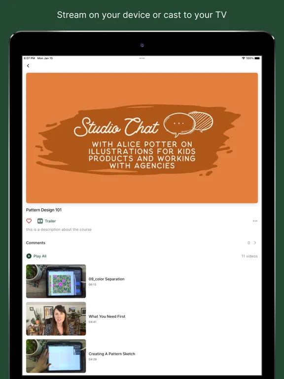 The Studio by Liz Kohler Brown iPad  Screenshots