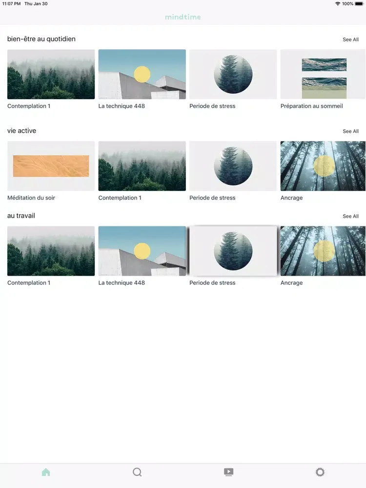 Mind Time: Breathe Fully iPad 应用截图