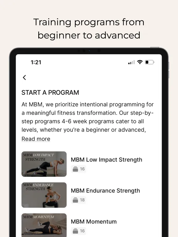 Movement by MK - App iPad  স্ক্রিনশট