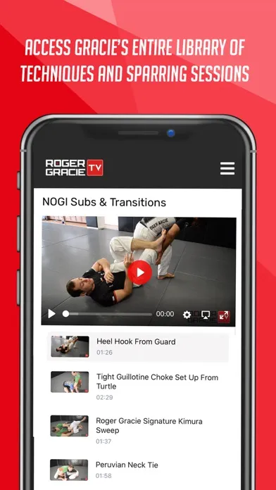Captures d'écran de Roger Gracie TV
