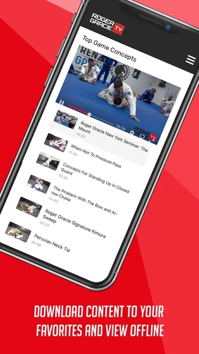 Captures d'écran de Roger Gracie TV
