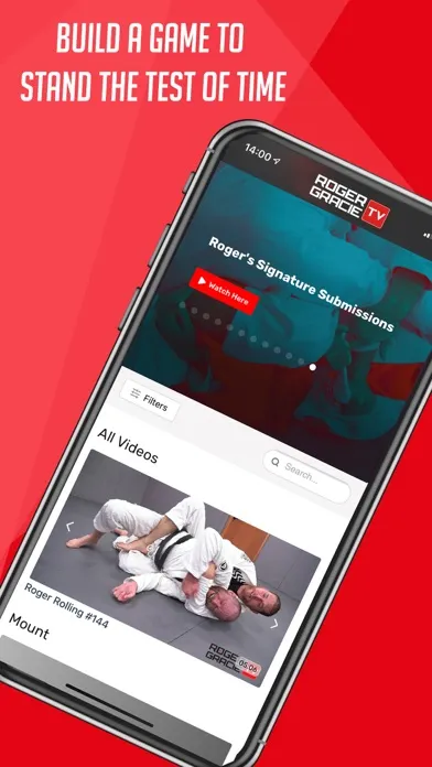 Captures d'écran de Roger Gracie TV