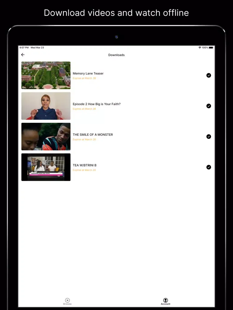 Скриншоты SABLE NETWORK TV iPad 