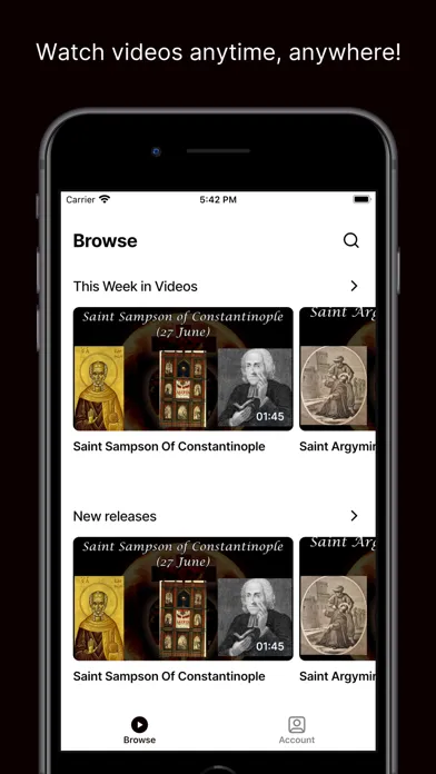 Captures d'écran de Sensus Fidelium App