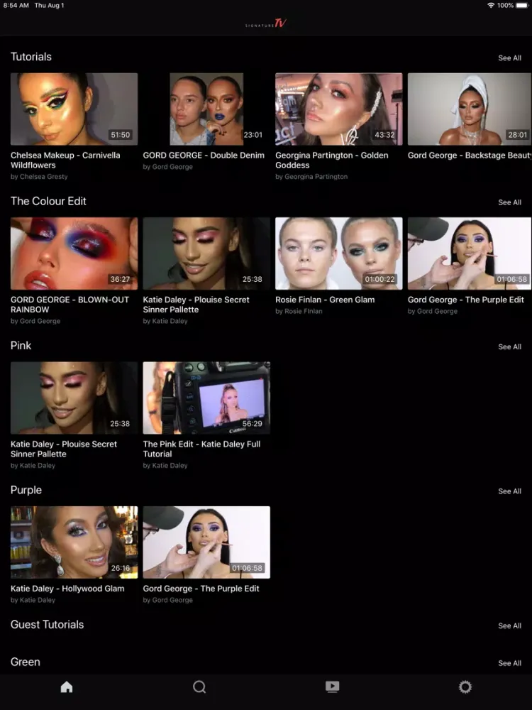 Скриншоты Signature Series: Makeup iPad 