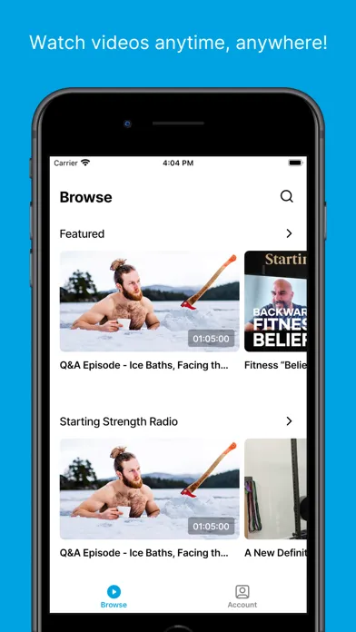 Ảnh chụp màn hình của Starting Strength Network