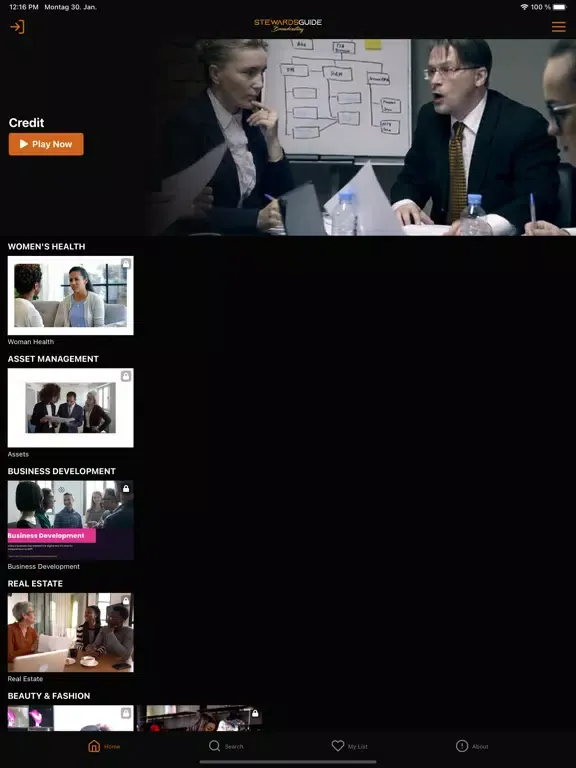 Captures d'écran de Stewards Guide Broadcasting iPad 