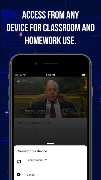 Screenshot di WORLD Watch for Schools