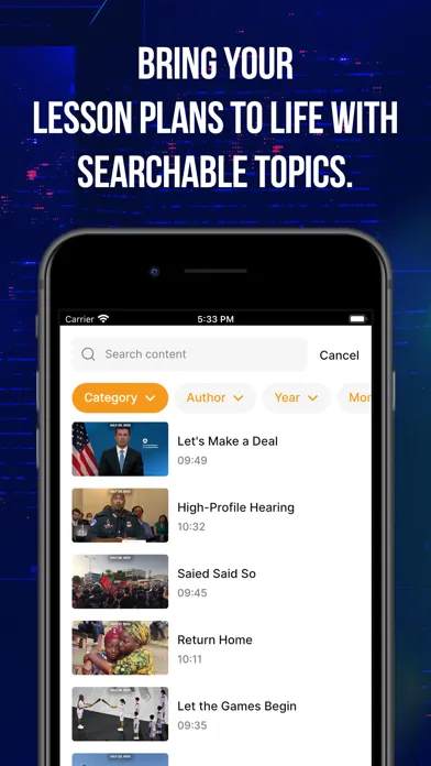 Screenshot di WORLD Watch for Schools