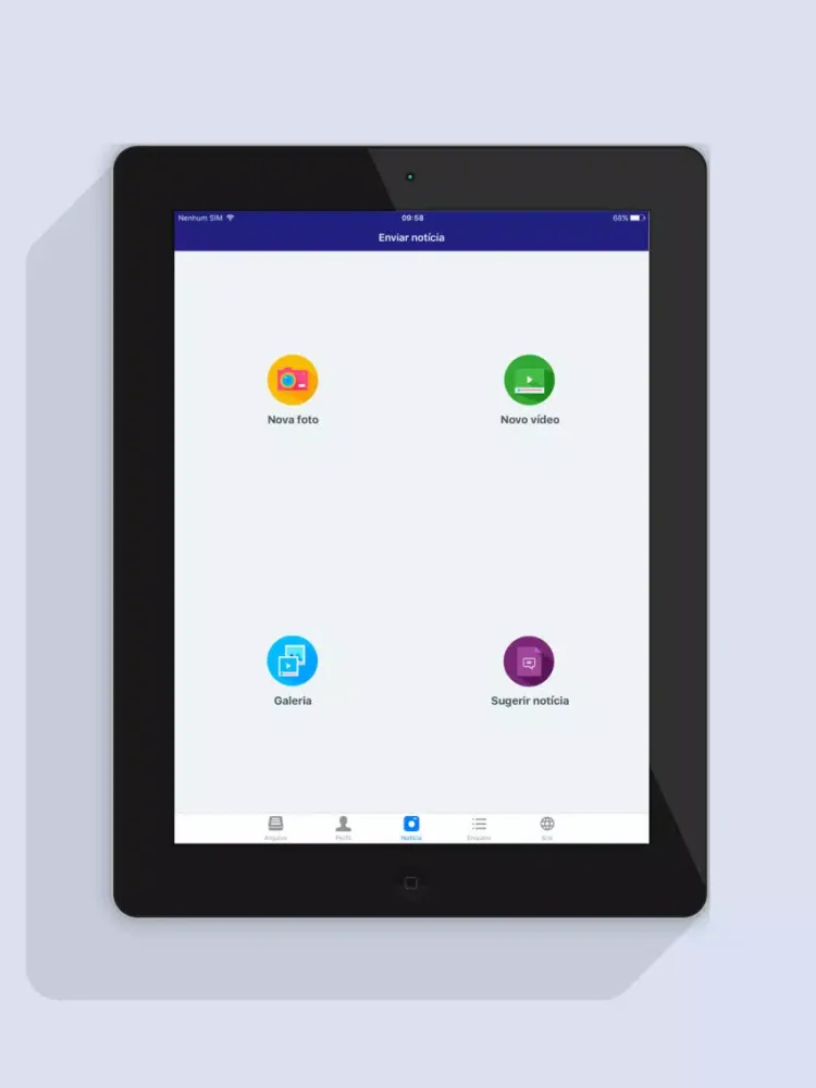 Capturas de pantalla de Vanguarda Repórter iPad 