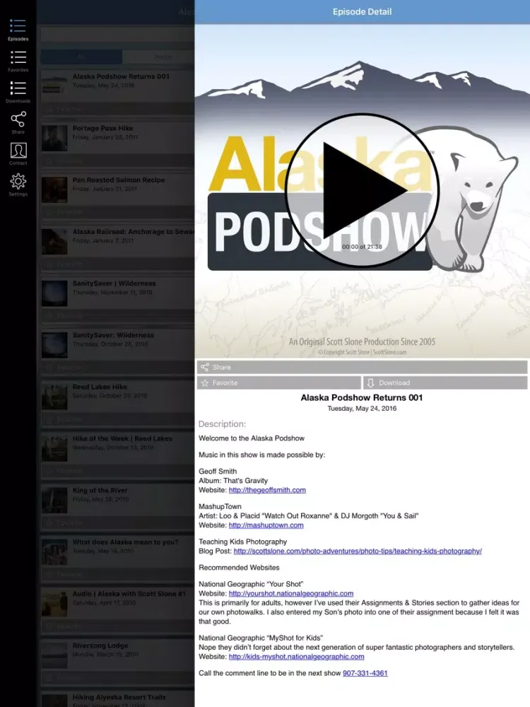 Alaska HDTV - Video Travel Guide iPad  স্ক্রিনশট