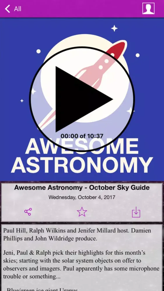 Screenshot di 365 Days of Astronomy