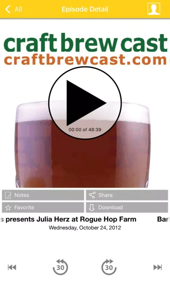Craft Brew Cast: Microbrew Fests & Brewery News应用截图