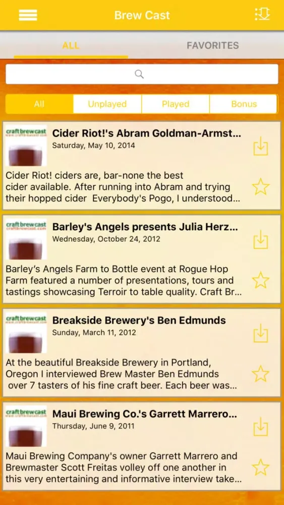 Craft Brew Cast: Microbrew Fests & Brewery News应用截图