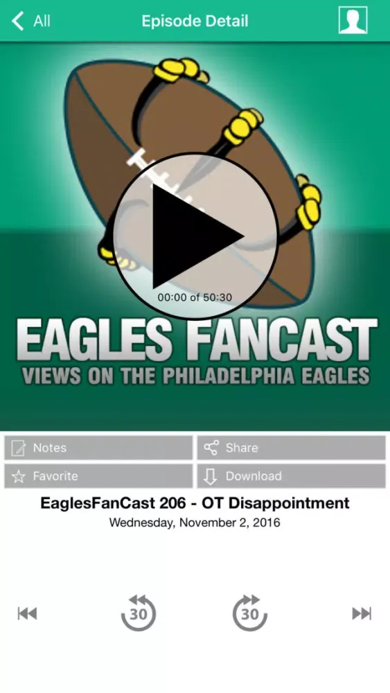 EaglesFanCast - Views on the Philadelphia Eagles應用截圖