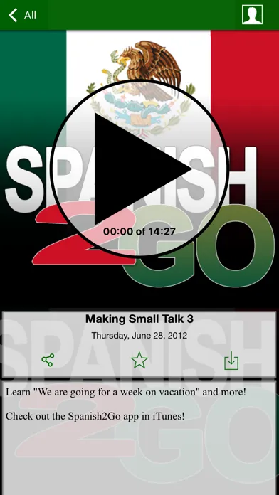 Spanish 2 Go應用截圖